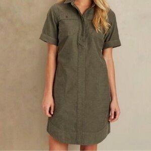 Duluth Trading Co Olive Mini Dress